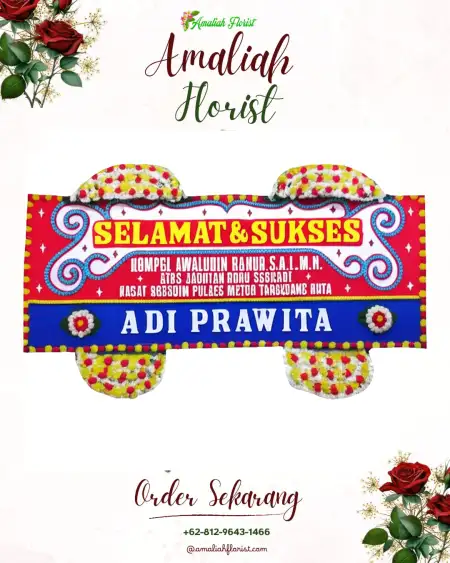 Papan Bunga Ucapan Selamat Pringgowirawan